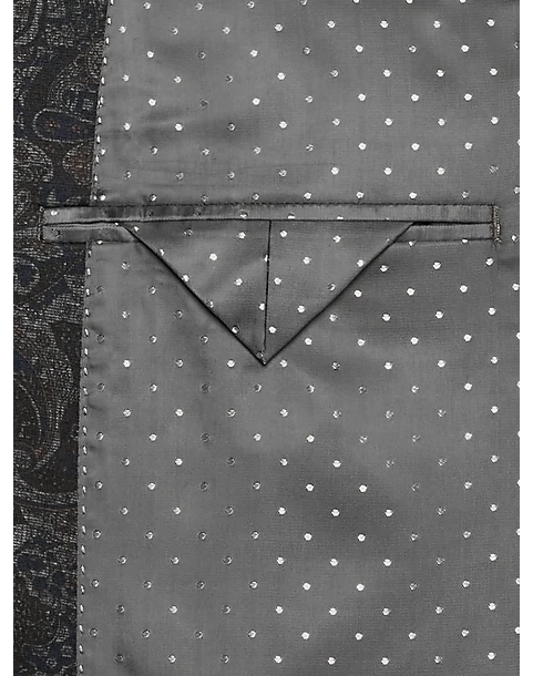 Michael Strahan Classic Fit Scuba Knit Sport Coat, Black - Image 3