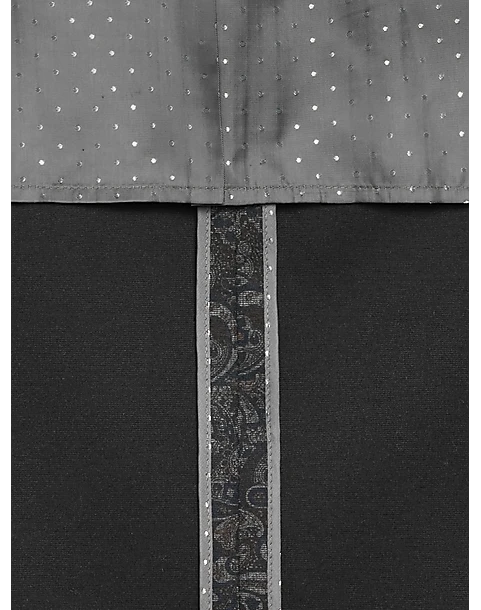 Michael Strahan Classic Fit Scuba Knit Sport Coat, Black - Image 4