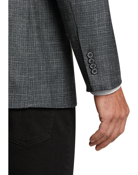 Joseph Abboud Modern Fit Sport Coat, Charcoal - Image 2