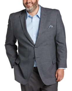 Pronto Uomo Executive Fit Sport Coat, Gray Check