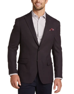 Awearness Kenneth Cole Modern Fit Sport Coat, Black Check