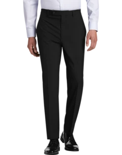 Lauren By Ralph Lauren Classic Fit Dress Pants, Black