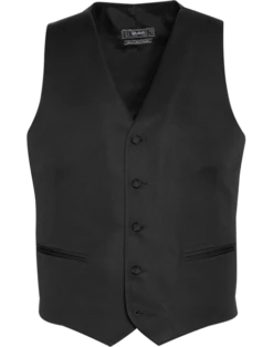 BLACK By Vera Wang Slim Fit Tuxedo Vest, Black