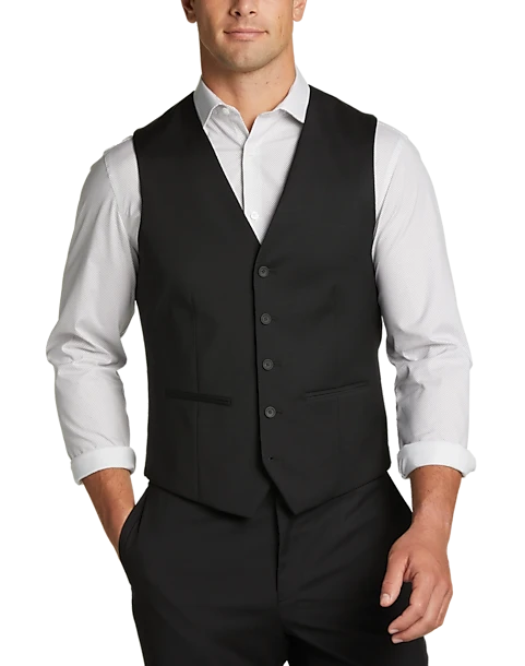 Awearness Kenneth Cole AWEAR-TECH Slim Fit Suit Separates Coat, Black - Image 5