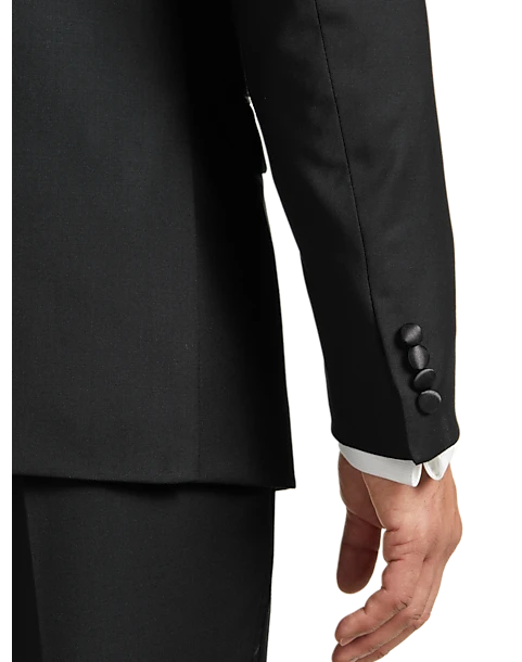 Calvin Klein Extreme Slim Fit Tuxedo Separates Jacket, Black - Image 2