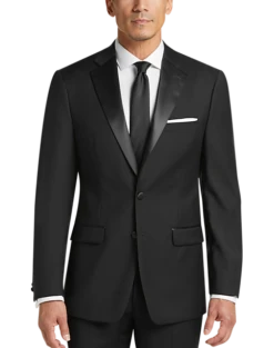 Calvin Klein X-Fit Slim Fit Notch Lapel Tuxedo Separates, Black
