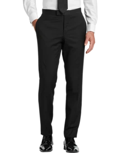 BLACK By Vera Wang Slim Fit Tuxedo Pants, Black