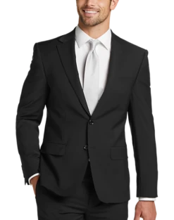 Calvin Klein Skinny Fit Suit Separates Coat, Black