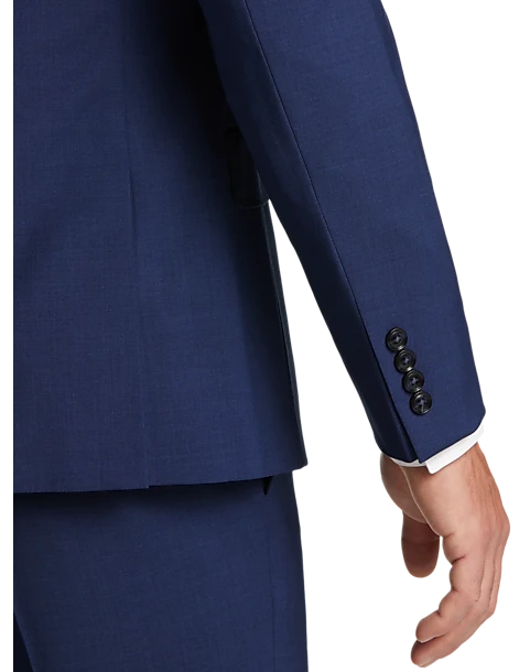 Calvin Klein Skinny Fit Suit Separates Coat, Blue - Image 2