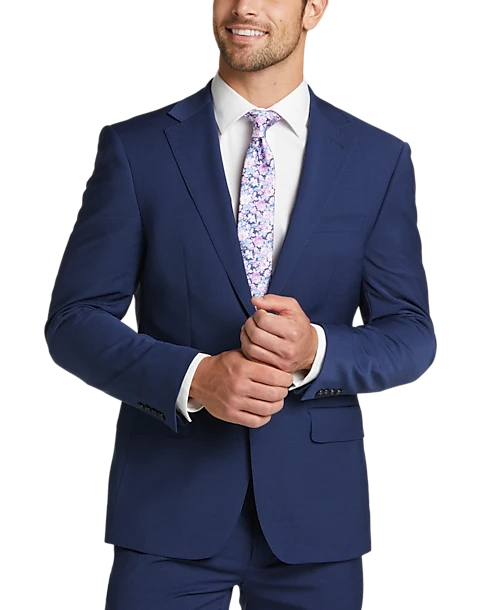 Calvin Klein Skinny Fit Suit Separates Coat, Blue