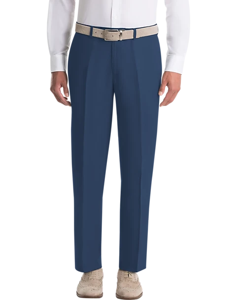 Lauren By Ralph Lauren Classic Fit Linen Suit Separates Pants, Navy