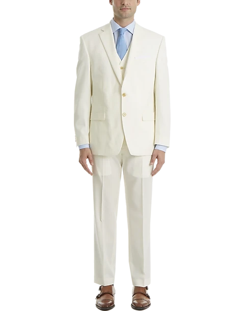 Lauren By Ralph Lauren Classic Fit Suit Separates Coat, Cream - Image 2