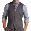 Awearness Kenneth Cole AWEAR-TECH Slim Fit Suit Separates Vest, Black & White Sharkskin