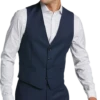 Calvin Klein X-Fit Slim Fit Suit Separates Vest, Blue Tic