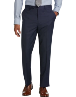 Lauren By Ralph Lauren Classic Fit Suit Separates Pant, Blue Plaid