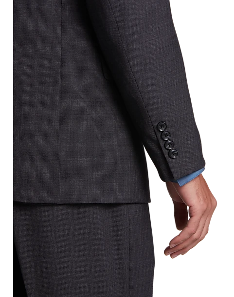 Calvin Klein Slim Fit Suit, Charcoal Check - Image 2