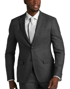 Calvin Klein X-Fit Slim Fit Suit Separates Coat, Charcoal Tic
