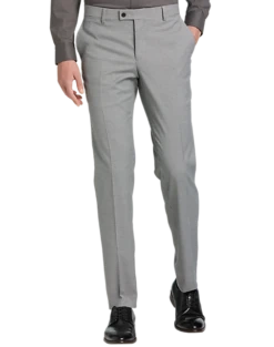 Egara Skinny Fit Suit Separates Pant, Black & White Houndstooth