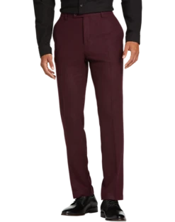 Paisley & Gray Slim Fit Suit Separates Pants, Deep Wine