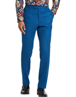 Paisley & Gray Slim Fit Suit Separates Pants, Cobalt Blue