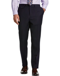 Tayion Classic Fit Suit Separates Pants, Navy Stripe