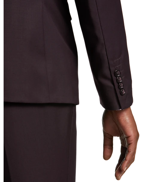 Tayion Classic Fit Suit Separates Coat, Wine Plum - Image 2