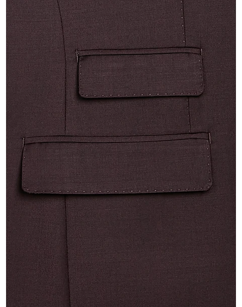 Tayion Classic Fit Suit Separates Coat, Wine Plum - Image 4