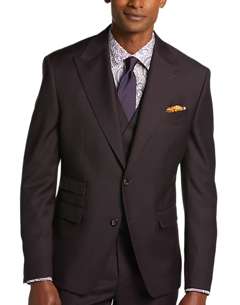Tayion Classic Fit Suit Separates Coat, Wine Plum
