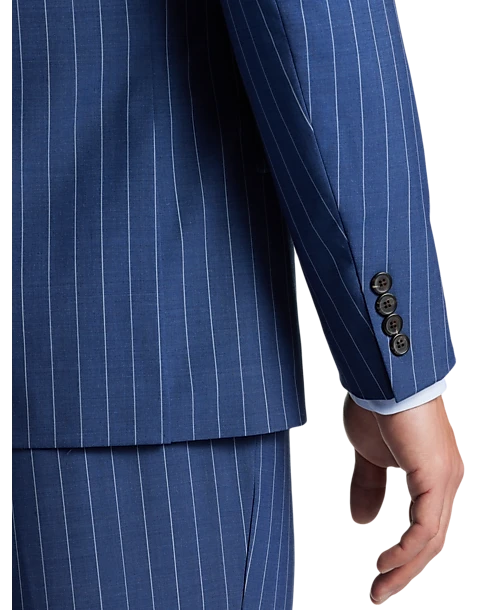 Lauren By Ralph Lauren Classic Fit Suit, Blue Stripe - Image 2