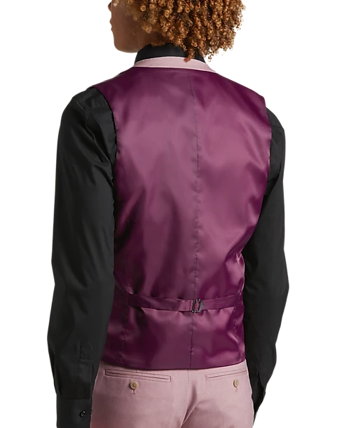 Egara Skinny Fit Suit Separates Vest, Green - Image 2