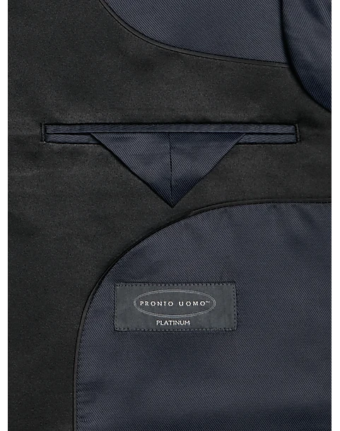 Pronto Uomo Modern Fit Notch Lapel Tuxedo Separates, Navy - Image 3