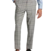 Paisley & Gray Slim Fit Suit Separates Pants, Slate Blue Check
