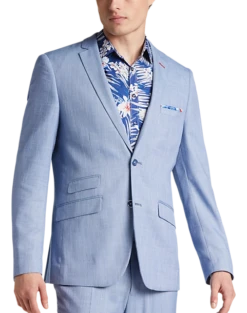 Paisley & Gray Slim Fit Suit Separates, Blue Sharkskin