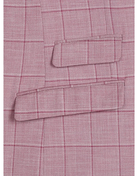 Paisley & Gray Slim Fit Suit Separates Coat, Cranberry Windowpane - Image 5