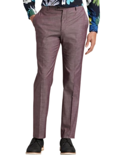 Paisley & Gray Slim Fit Suit Separates Pants, Mulberry