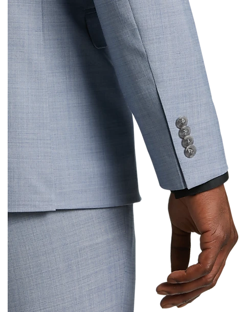 JOE Joseph Abboud Slim Fit Suit Separates, Light Blue Sharkskin - Image 2
