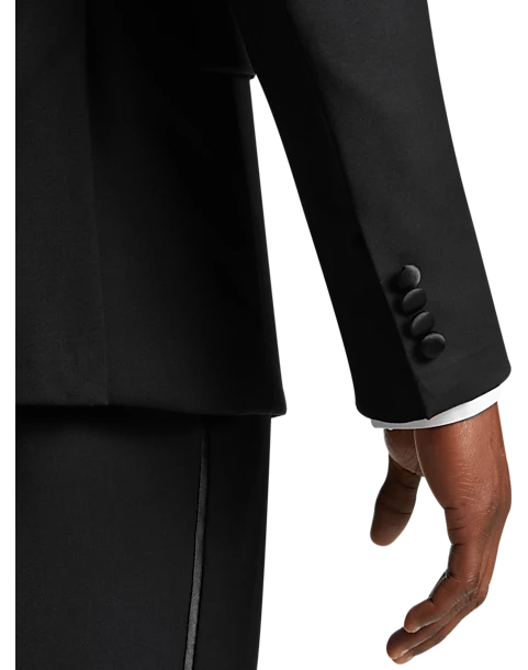 Calvin Klein Slim Fit Peak Lapel Suit Separates Tuxedo Jacket, Black - Image 2