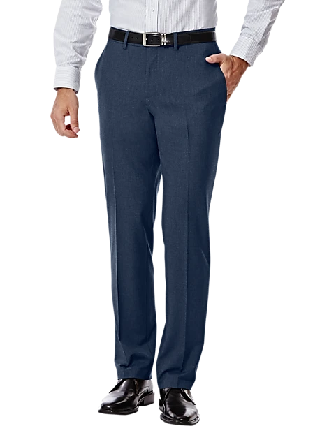 Haggar 4-Way Stretch Slim Fit Suit Separates Pants, Black