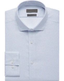 Calvin Klein Infinite Non-Iron Slim Fit Stretch Collar Dress Shirt, Blue Dot