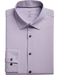 Michael Strahan Modern Fit Spread Collar Dress Shirt, Lilac