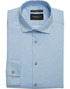 Awearness Kenneth Cole Slim Fit Performance Dress Shirt, Sky Blue