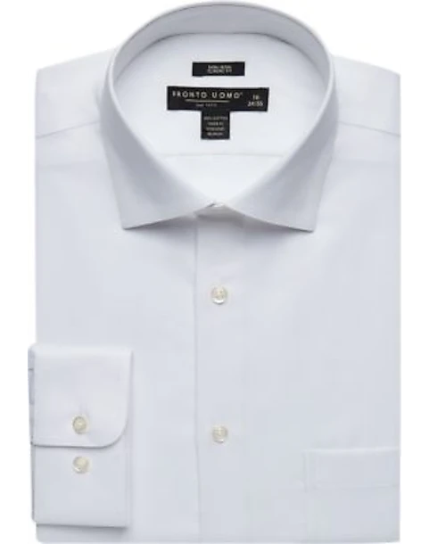 Pronto Uomo Light Blue Queens Oxford Classic Fit Dress Shirt