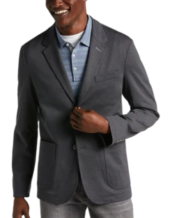 Awearness Kenneth Cole Modern Fit Notch Lapel Soft Jacket, Charcoal